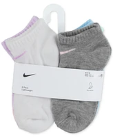 Nike Little Girls Metallic Swoosh Low Socks, Pack of 6