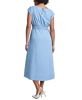 Jones New York Women's Smocked-Waist Midi Dress