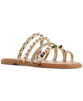 Aldo Women's Lindya Embellished Strappy Toe-Loop Flat Sandals