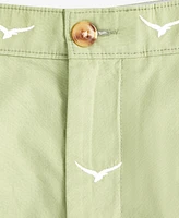 Club Room Men's Seagull Embroidered Shorts, Exclusively at Macy's