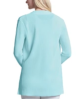 Jones New York Women's Long-Sleeve Side-Slit Cardigan Sweater