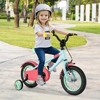 Kids Bike with Adjustable Handlebar and Saddle for 4-8 Years Old