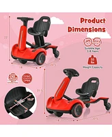 6V Kids Ride on Drift Car with 360; Spin and 2 Adjustable Heights