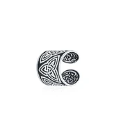 Bling Jewelry Unisex Celtic Knot Ear Cuff Cartilage Earring Non-Pierced Sterling Silver