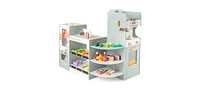 Kids Grocery Store Playset Pretend Play Supermarket for Creative Fun