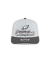 New Era Men's Gray Philadelphia Eagles Super Bowl Lix Champions Locker Room 9SEVENTY Hat