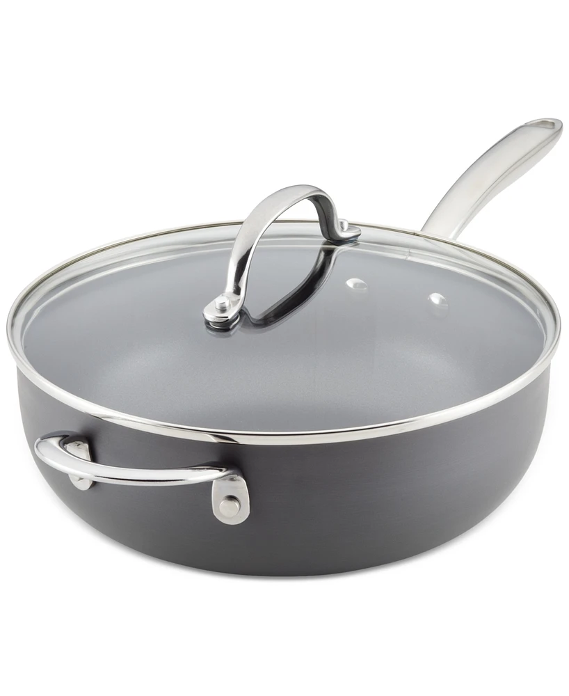 Rachael Ray Professional Hard-Anodized Nonstick 4-Qt. Saucier Saucepan