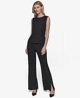 Karl Lagerfeld Paris Women's Keyhole Sleeveless Top
