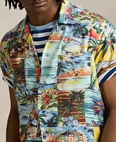 Polo Ralph Lauren Men's Classic-Fit Patchwork-Print Camp Shirt