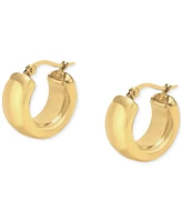 Ben Oni Stainless Steel metal Extra-Small Hoop Earrings, 0.47"
