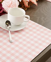 Design Imports Pink Buffalo Check Placemat, Set of 4