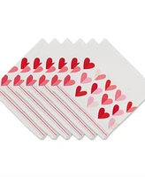 Design Imports Valentine's Day Napkin, Set of 6