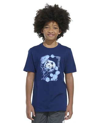 adidas Big Boys Short-Sleeve Heat Map Cotton T-Shirt