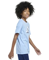 adidas Big Boys Cotton Logo Graphic Crewneck T-Shirt