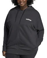 adidas Plus Logo French Terry Full-Zip Hoodie