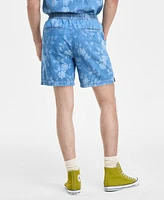 Sun + Stone Men's Denim Floral Shorts, Exclusively at Macy's