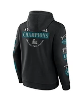 Fanatics Men's Black Philadelphia Eagles Super Bowl Lix Champions Four Piece Multi Hit Pullover Hoodie