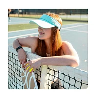 Women's Adjustable Band Sport Visor - Light Blue