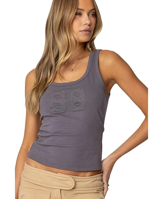 Edikted Womens Mindie 98 Scoop Tank Top