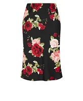 Plus Cherie Print Skirt