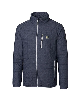 Cutter & Buck Men's Navy Midshipmen Rainier Full-Zip Jacket