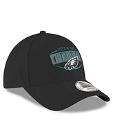 New Era Men's Black Philadelphia Eagles 2024 Nfc Champions 9FORTY Adjustable Hat