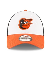 New Era Men's White/Orange Baltimore Orioles 2024 Mlb Postseason Side Patch 9TWENTY Adjustable Hat