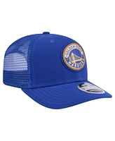 New Era Men's Blue Golden State Warriors Victory Grove Circle Patch 9SEVENTY Adjustable Hat