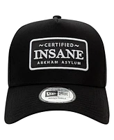 New Era Men's Black Joker Certified Insane Arkham Asylum 9FORTY Adjustable Hat