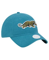 New Era Women's Teal Jacksonville Jaguars Throwback Crawl Standard 9TWENTY Adjustable Hat