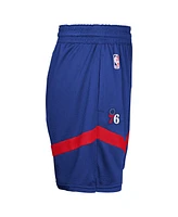 Nike Big Boys and Girls Royal Philadelphia 76ers Practice Mesh Shorts