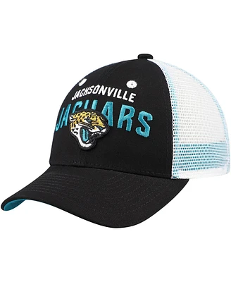 Outerstuff Preschool Black Jacksonville Jaguars Core Lockup Trucker Adjustable hat