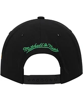 Mitchell & Ness Men's Black Dallas Stars Core Team Script 2.0 Snapback Hat