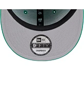 New Era Men's Kelly Green Boston Celtics Throwback Display Corduroy 9FIFTY Snapback Hat