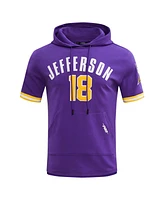 Pro Standard Men's Justin Jefferson Purple Minnesota Vikings Player Name Number Hoodie T-Shirt