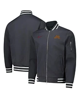 Nike Men's Anthracite Minnesota Golden Gophers Full-Zip Bomber Jacket