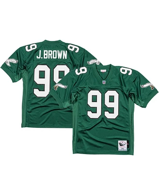 Mitchell & Ness Men's Jerome Brown Kelly Green Philadelphia Eagles 1991 Authentic Jersey