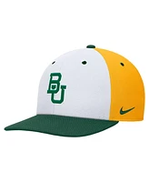 Nike Men's White/Gold Baylor Bears Pro Performance Snapback Hat