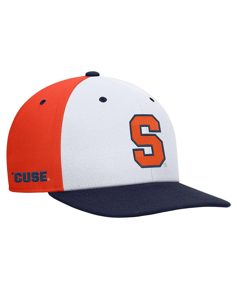 Nike Men's White/Orange Syracuse Orange Pro Performance Snapback Hat