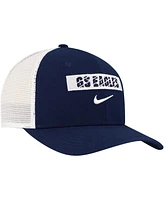 Nike Men's Navy Georgia Southern Eagles 2024/25 Sideline Rise Trucker Adjustable Hat