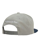 Mitchell & Ness Men's Gray/Navy Georgetown Hoyas Half N Half Snapback Hat