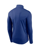 Nike Men's Royal Texas Rangers Team Logo Element Performance Half-Zip Pullover Jacket