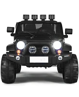 12V 2-Seater Ride on Car Truck with Remote Control and Storage Room