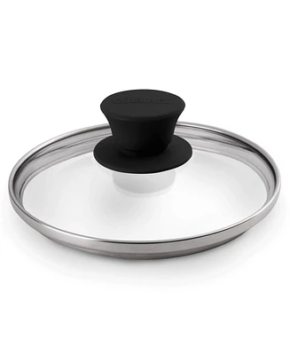 Cuisinel Glass Lid - 6"-inch/15.24-cm/158mm - Compatible with Lodge - Fully Assembled Tempered Replacement Cover - Oven Safe for Skillets Pots Pans