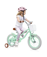 Kids Bike with Adjustable Seat and Bell for Kids 3-8 Years Olds
