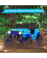 Kids Ride-On Jeep Car with 2.4G Remote Control Safe and Fun Electric Car for Toddlers