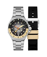 Spinnaker Men's Dumas Gmt Automatic Solid Stainless Steel Bracelet Watch