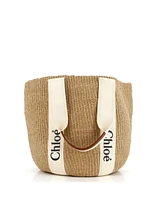 Pre-Owned Chloe Large x Mifuko Woody Tote Raffia