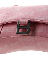 Pre-Owned Balenciaga Small Hourglass Top Handle Bag Bb Monogram Denim
