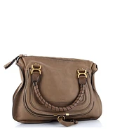 Pre-Owned Chloe Large Marcie Satchel Leather